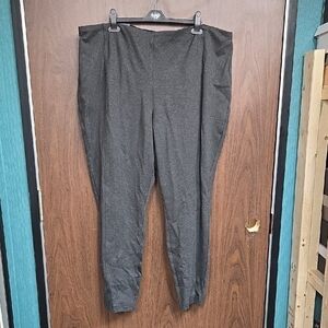 Dalia Size 24 Dark Grey Pull On Dress Pant Leggings